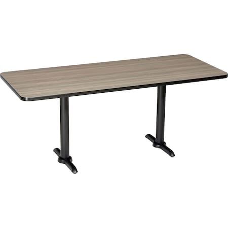 Interion By Global Industrial Dining Table, 36 in W, 72 in L, 29 in H 695846CL
